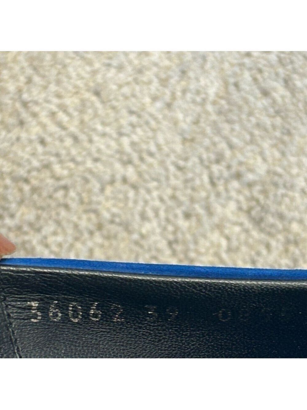 Giuseppe Zanotti blue suede Debra platform stiletto high heels Sz 39 - Picture 11 of 13